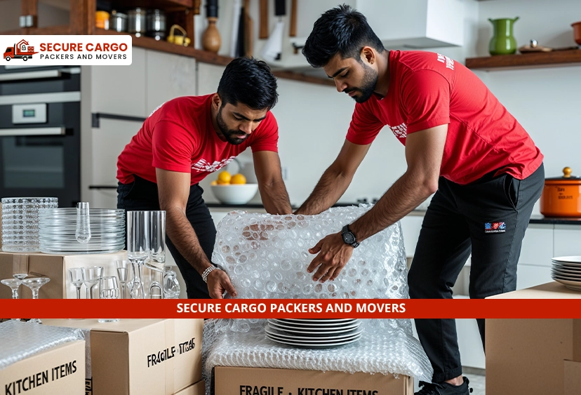 Packing of Kitchen Items